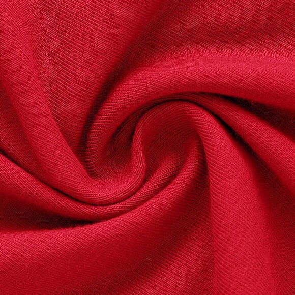 Red and White Casual Women's Sport Knit Tank Tops & Sweatpants - Picture 2 of 10